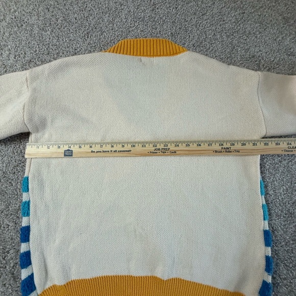 Simply Southern Oversized Textured Chunky Cardigan Sweater – Bright Sunset Knit - Picture 5 of 6